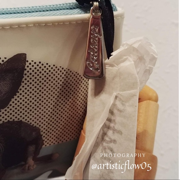 NEW! Modern Zip Pouch Etched Dog by Catseye London - Picture 8 of 9
